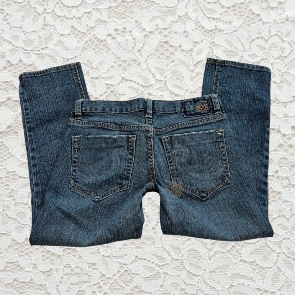 vintage forever 21 low rise capri jeans